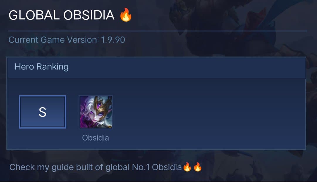 GLOBAL OBSIDIA 🔥