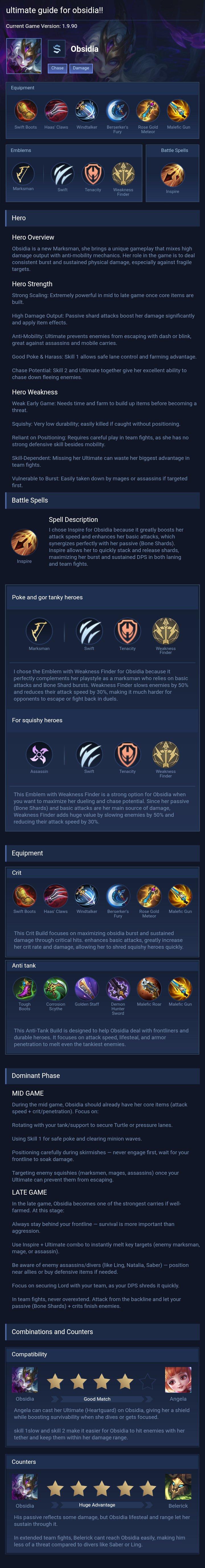 ultimate guide for obsidia!!