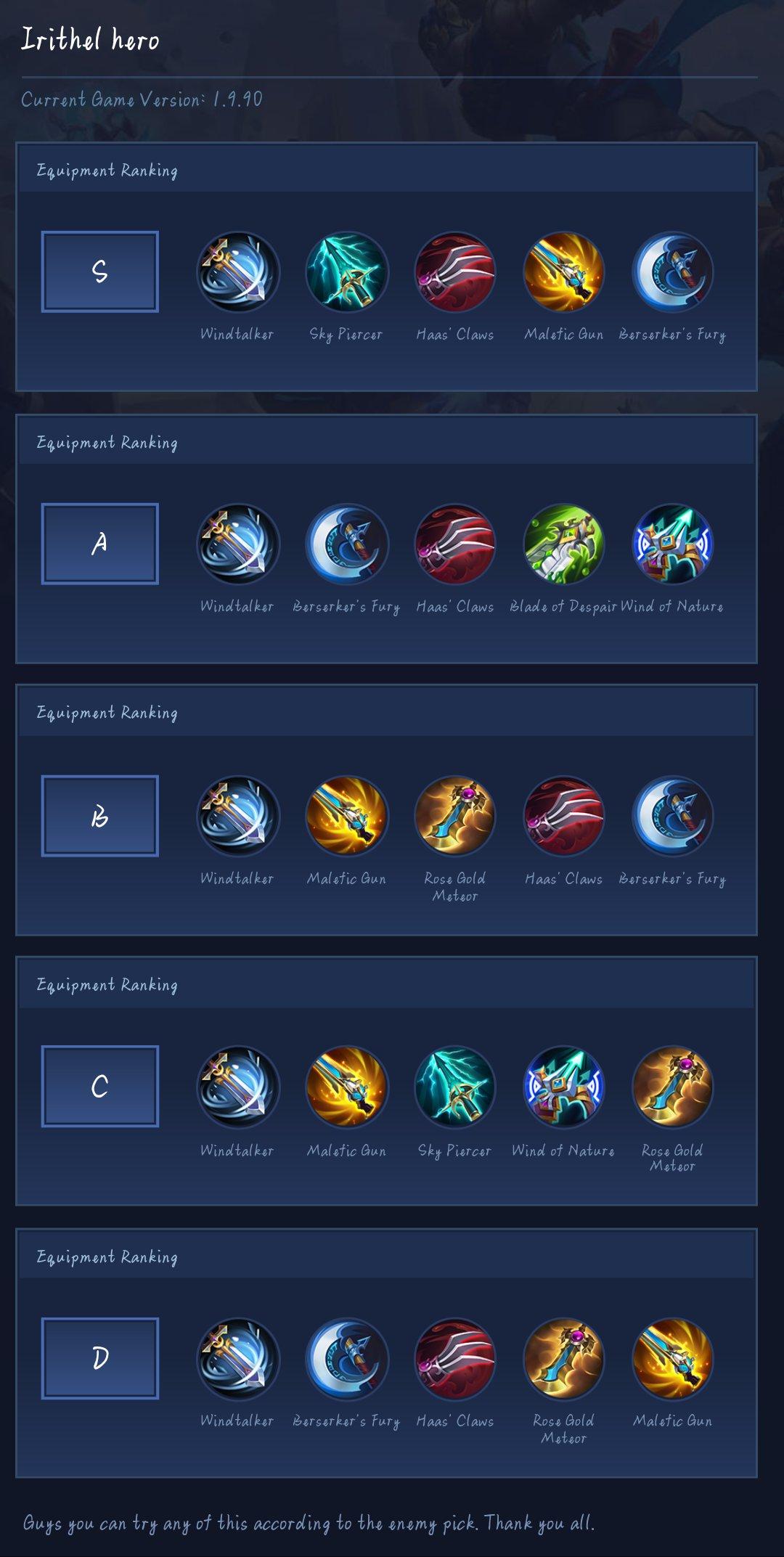 Irithel hero