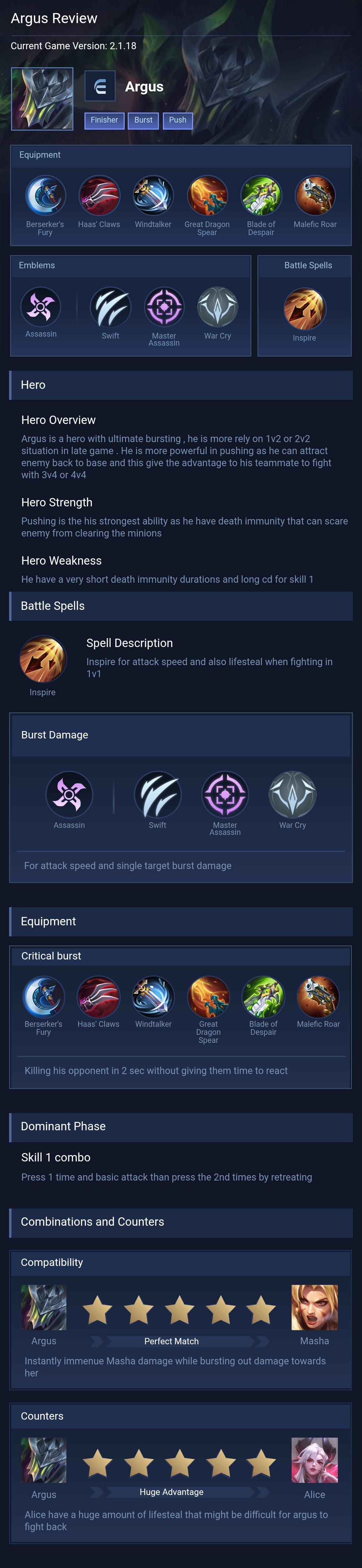Argus Review