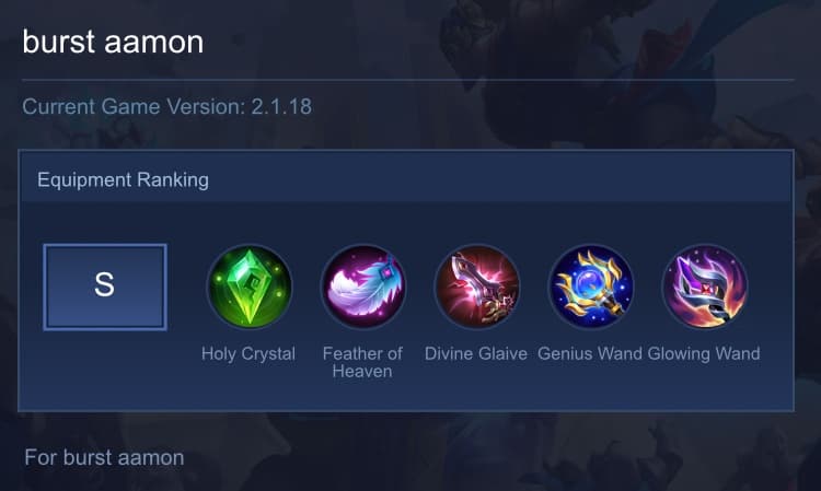 burst aamon