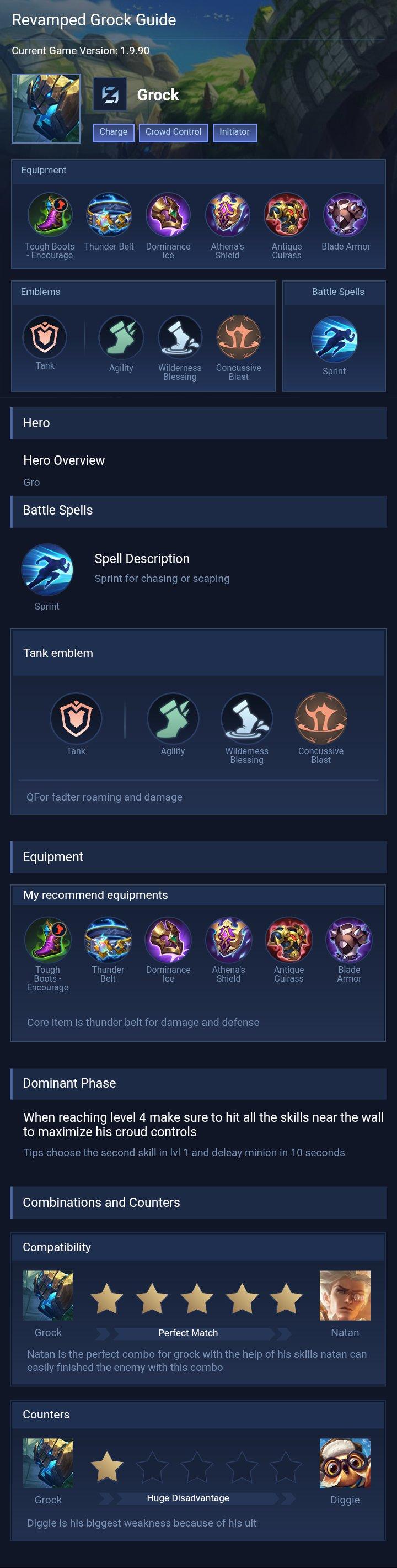 Revamped Grock Guide