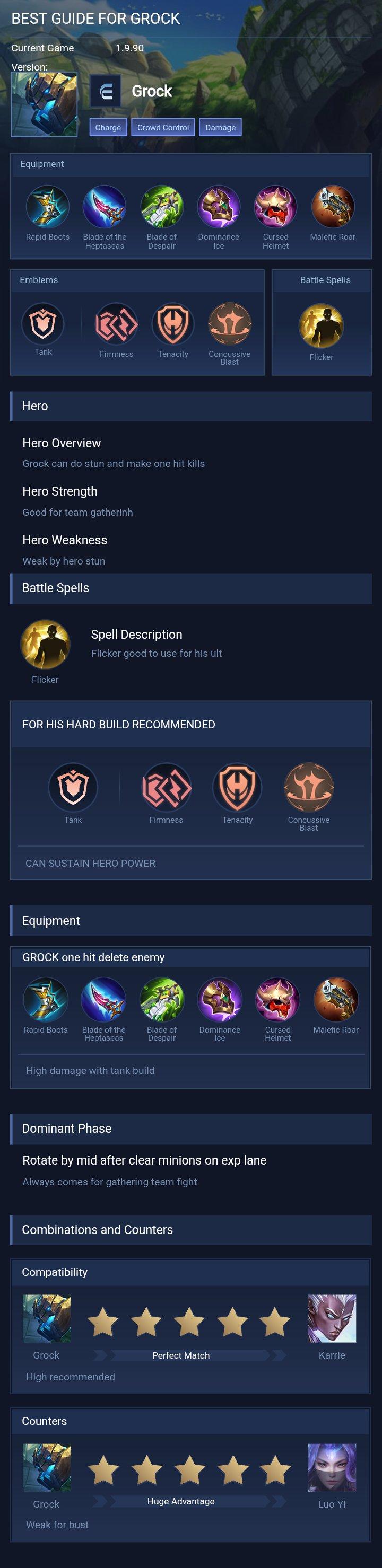 BEST GUIDE FOR GROCK
