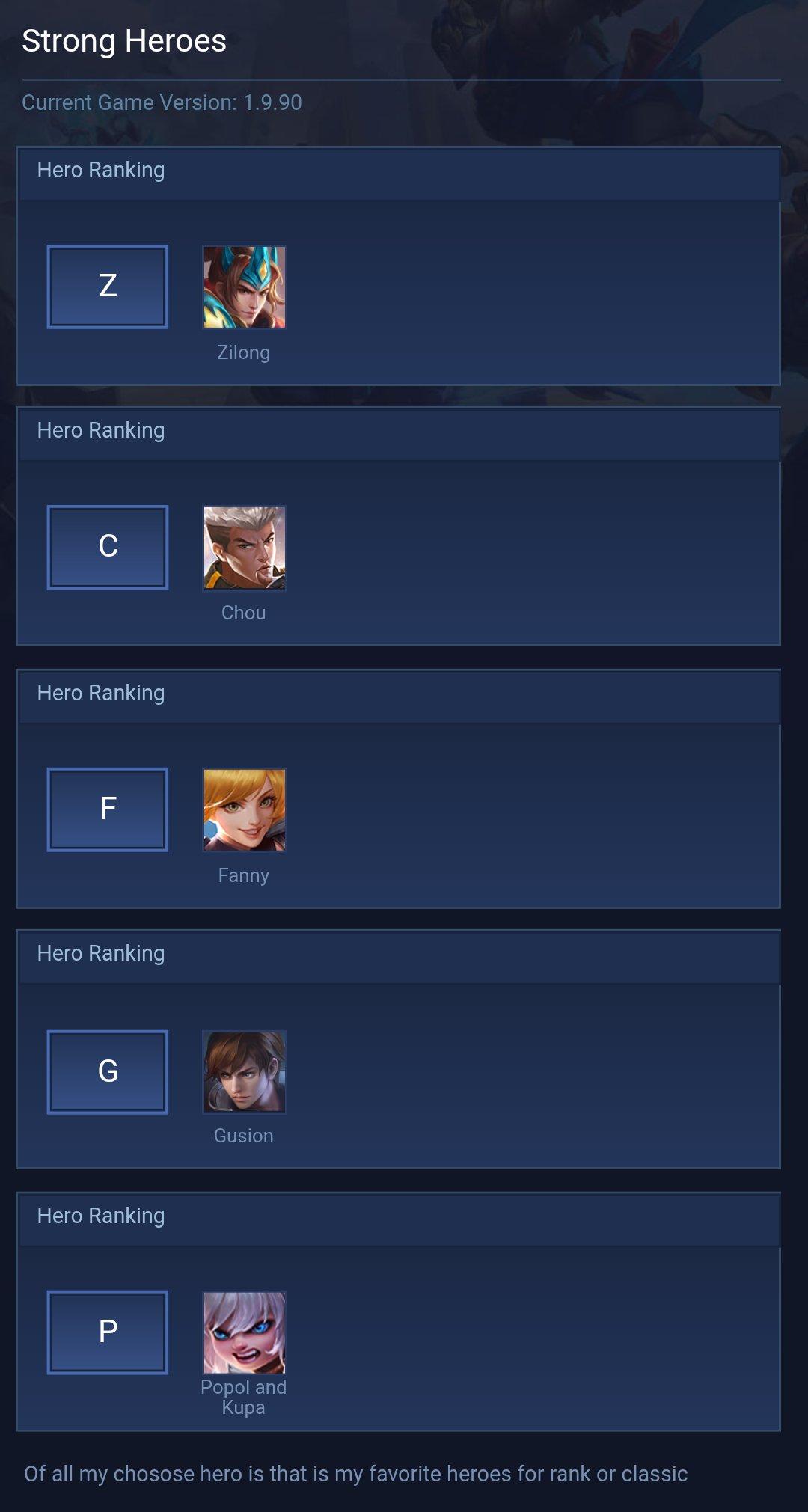 Strong Heroes