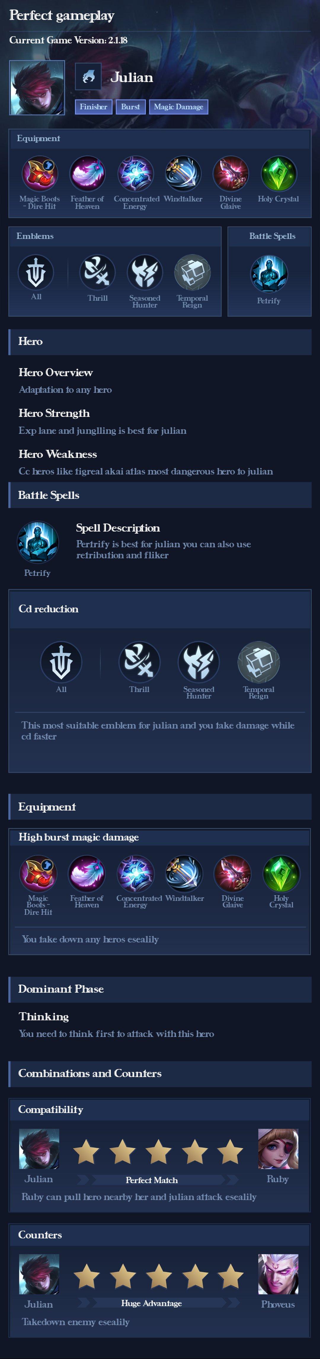 Perfect gameplay