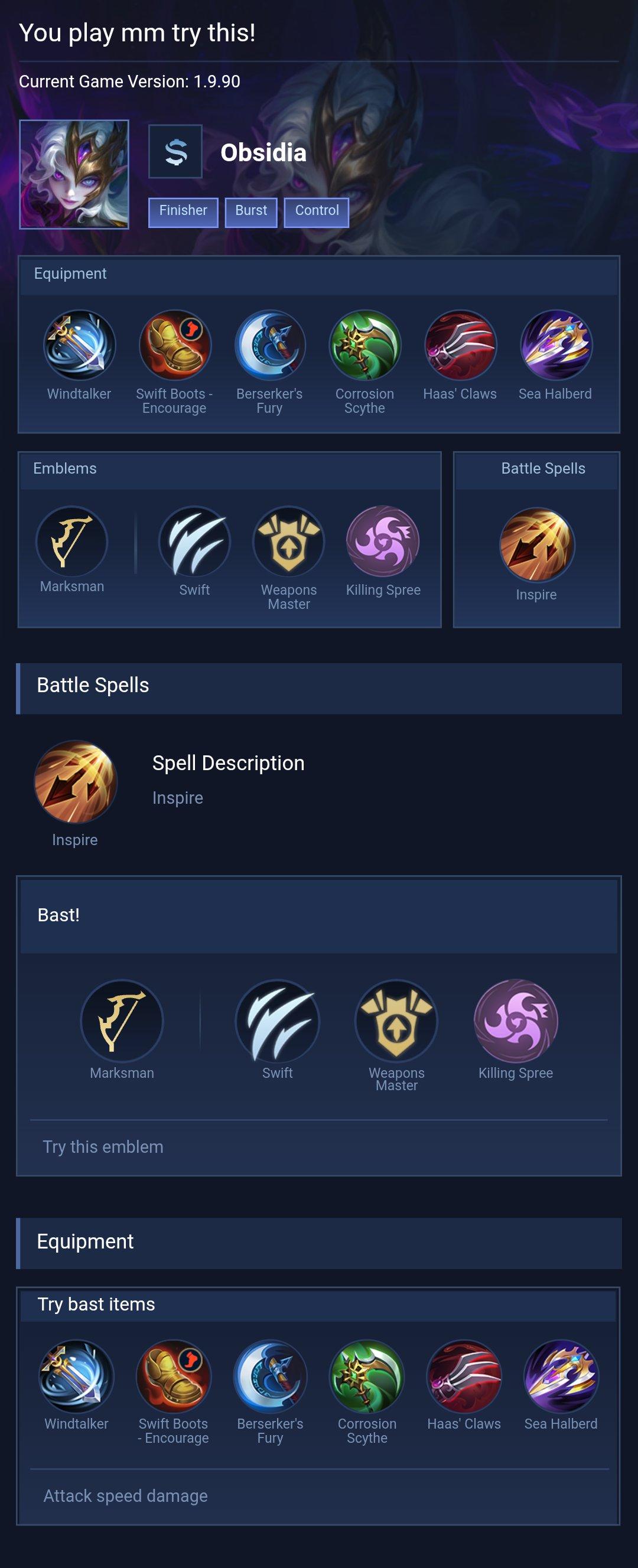 You play mm try this!