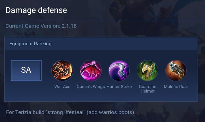 Damage defense