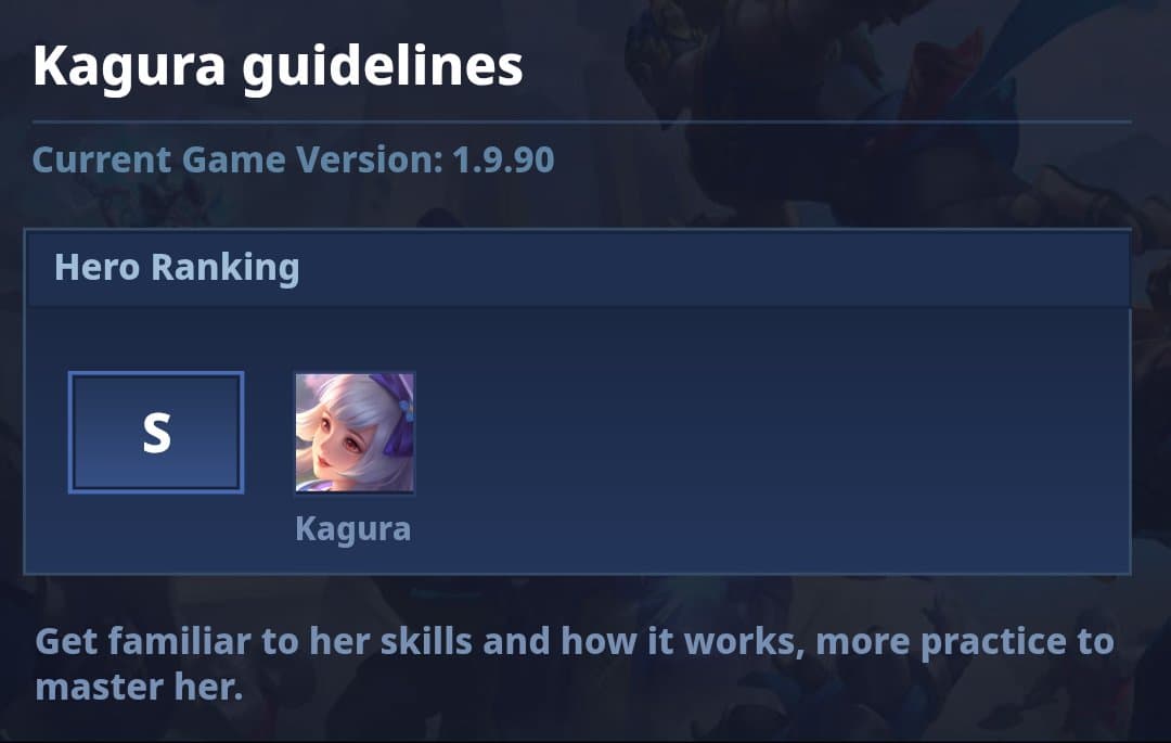 Kagura guidelines