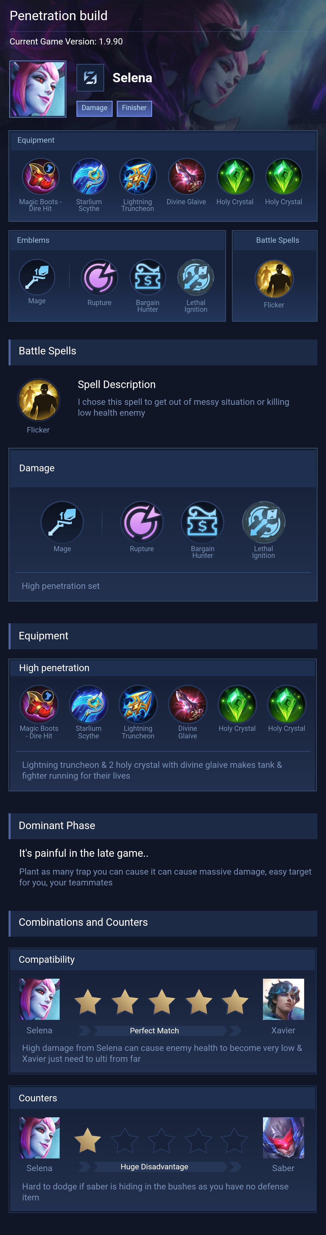 Penetration build