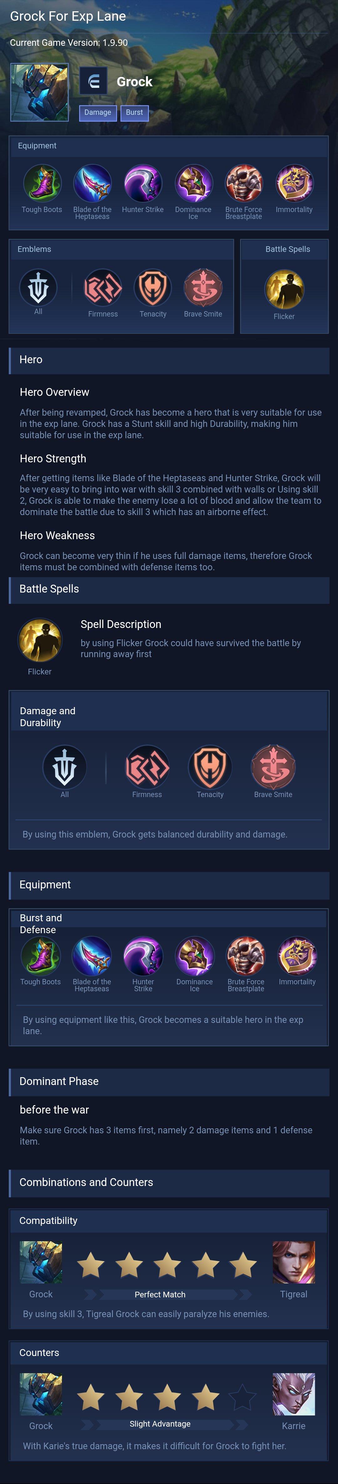 Grock For Exp Lane