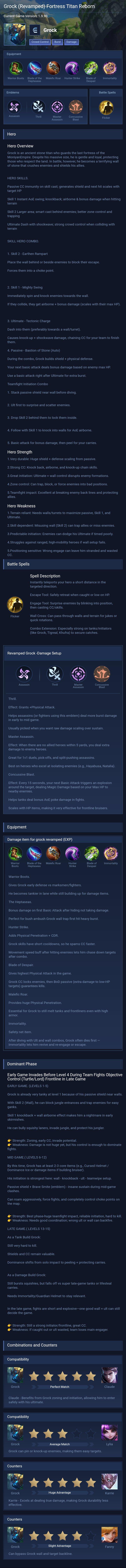 Grock (Revamped)  Fortress Titan Reborn