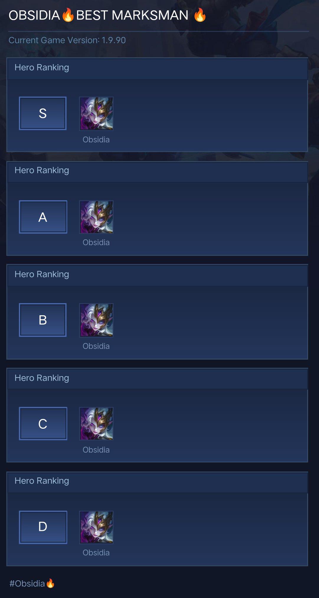 OBSIDIA🔥BEST MARKSMAN 🔥