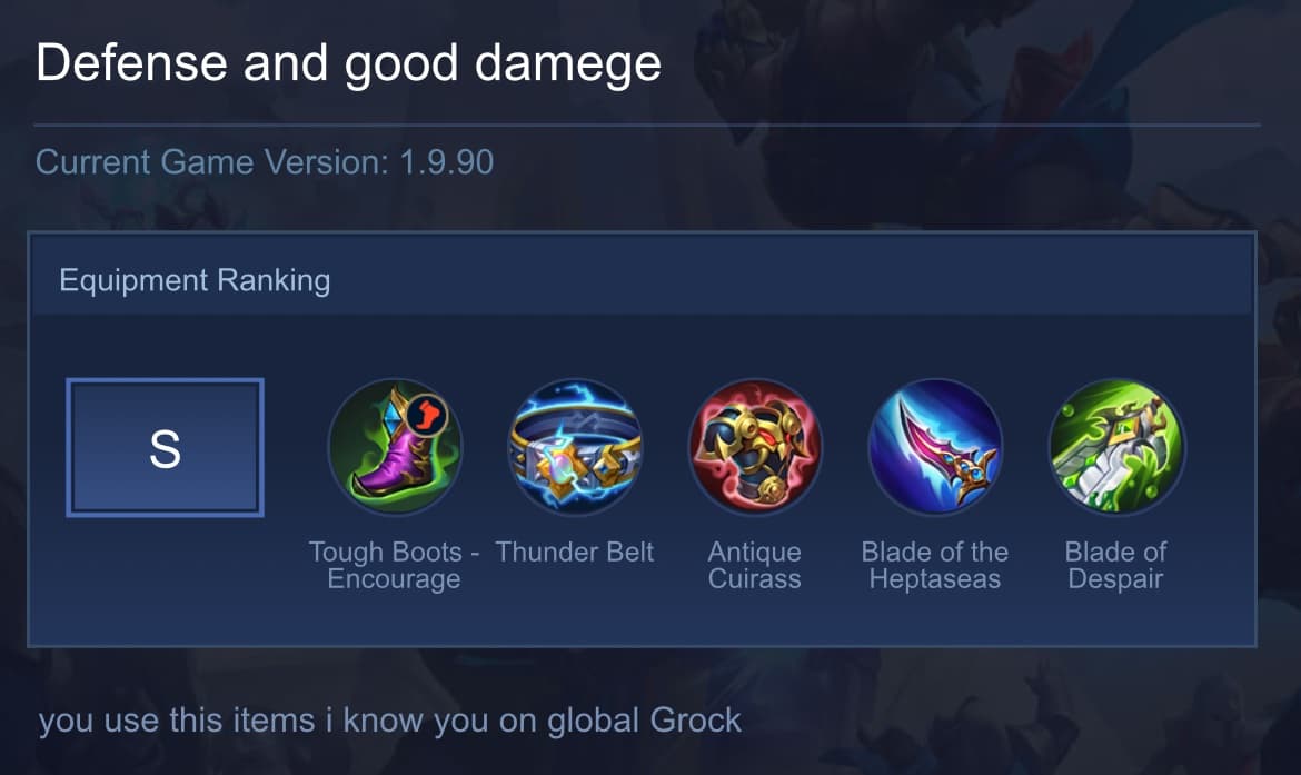 Defense and good damege