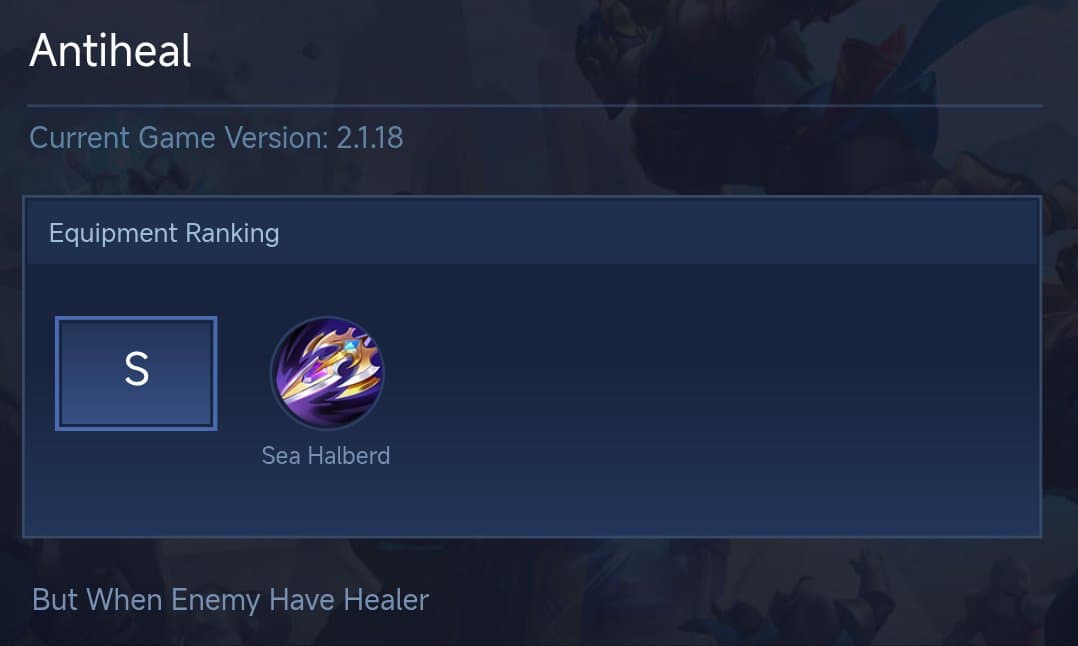 Antiheal