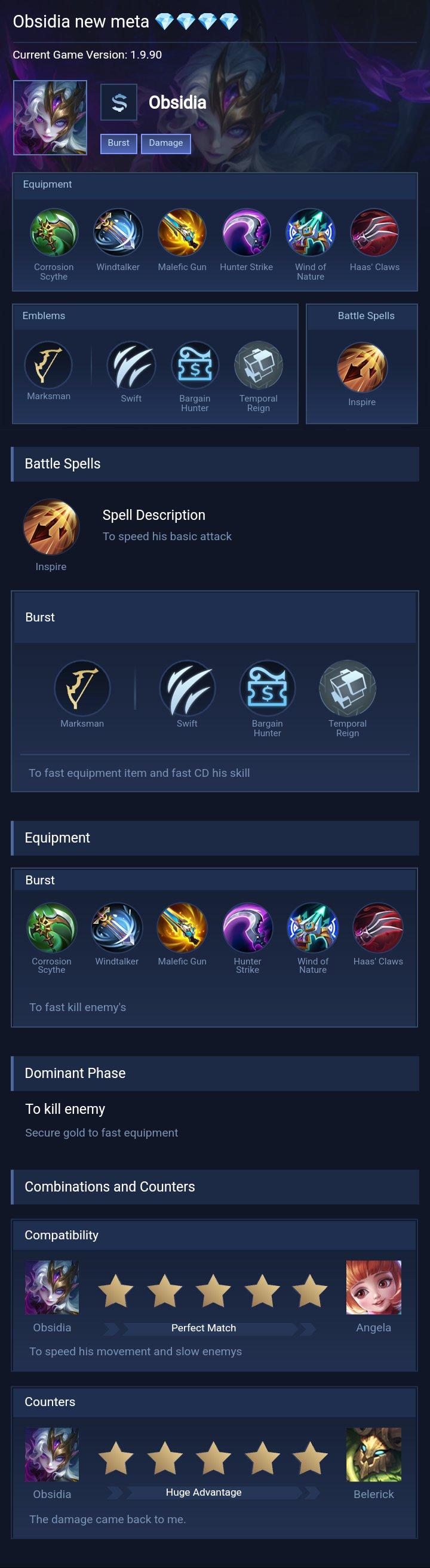 Obsidia new meta 💎💎💎💎