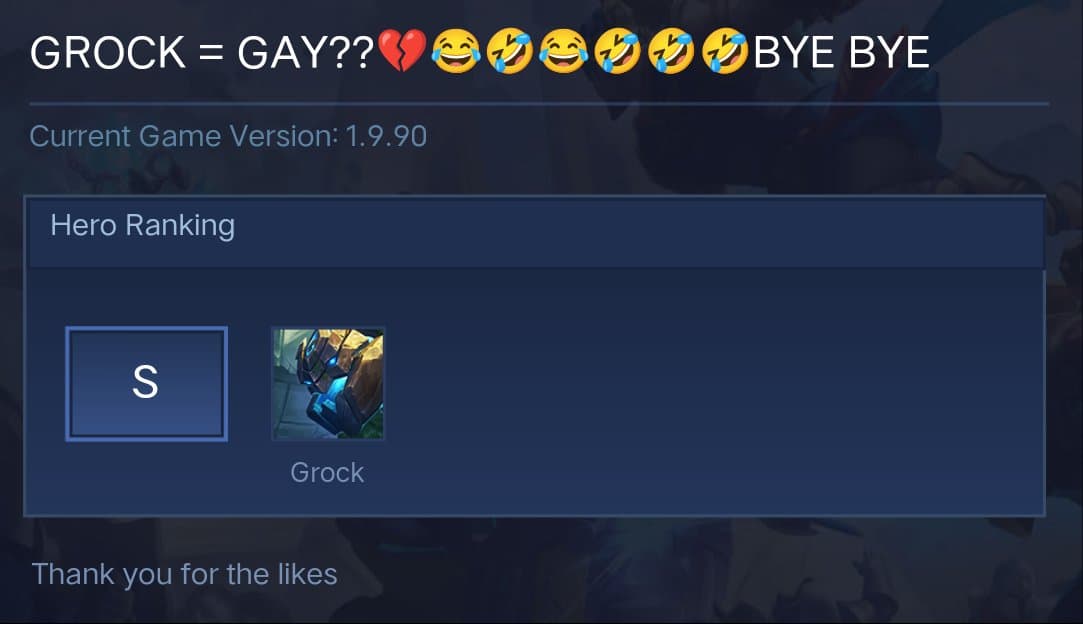 GROCK = GAY??💔😂🤣😂🤣🤣🤣BYE BYE