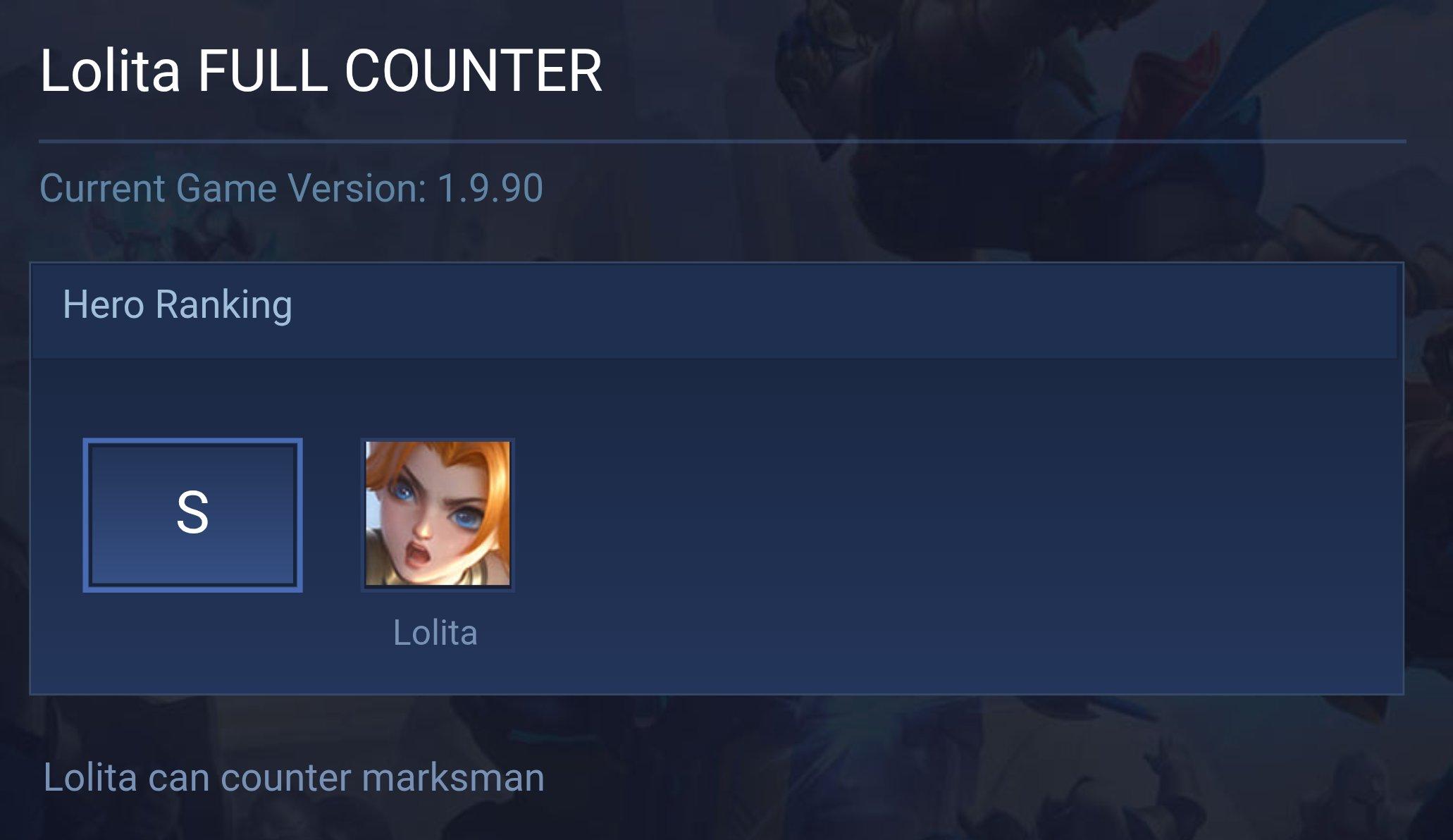 Lolita FULL COUNTER