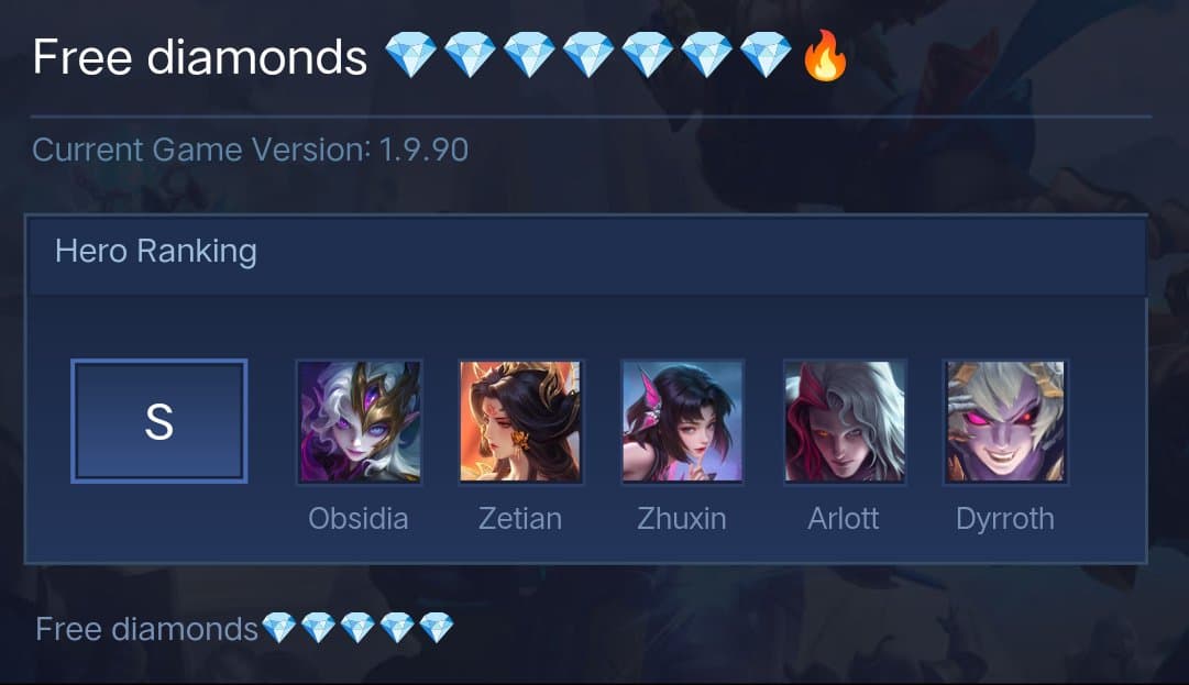 Free diamonds 💎💎💎💎💎💎💎🔥