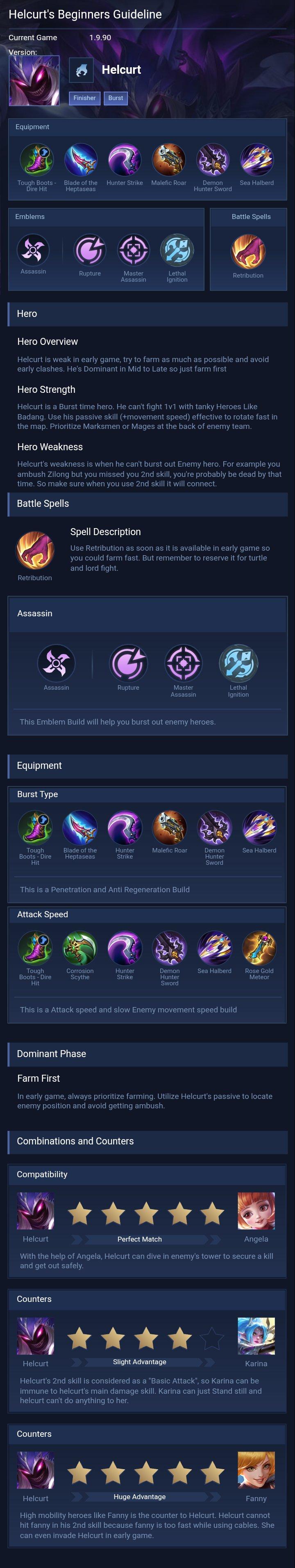 Helcurt's Beginners Guideline