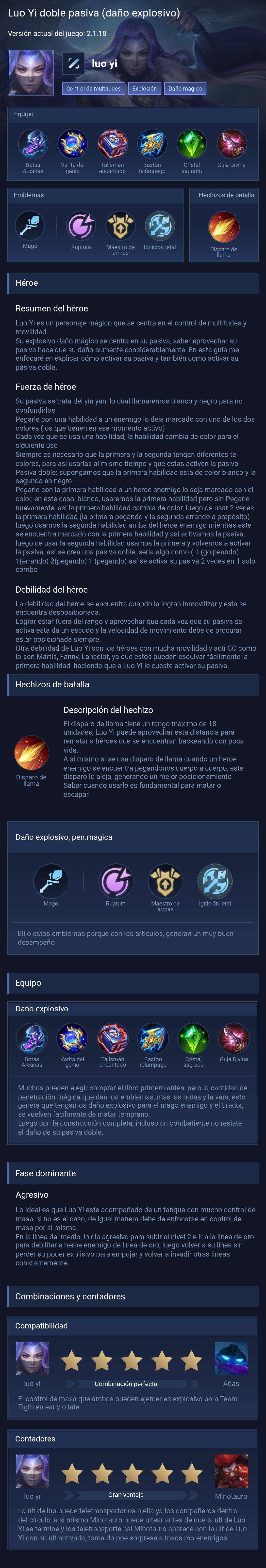 Luo Yi pasiva doble (daño explosivo)