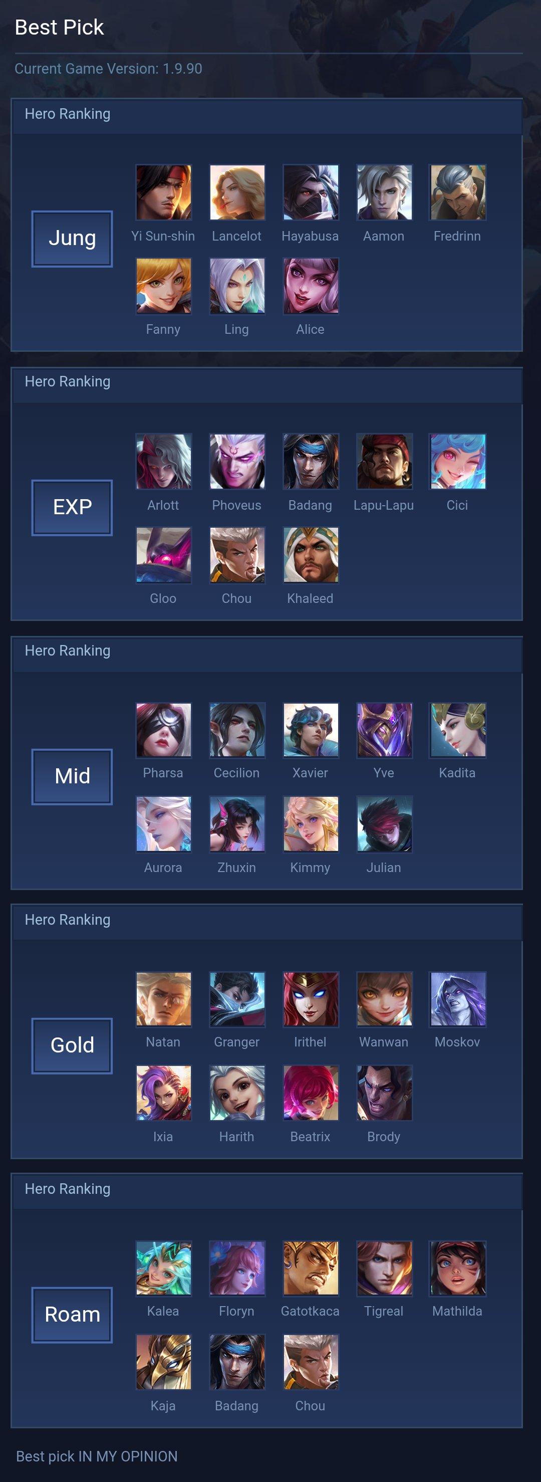 Best Pick