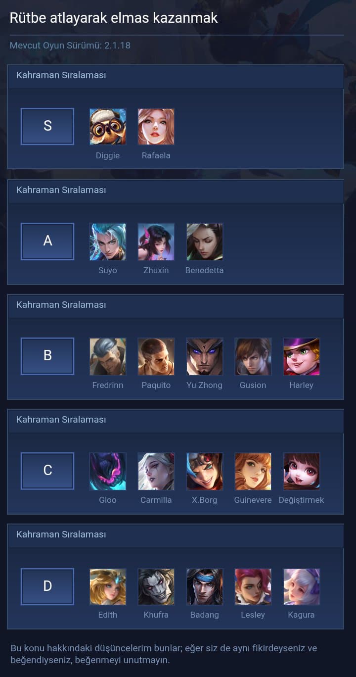 Earning diamonds by ranking up