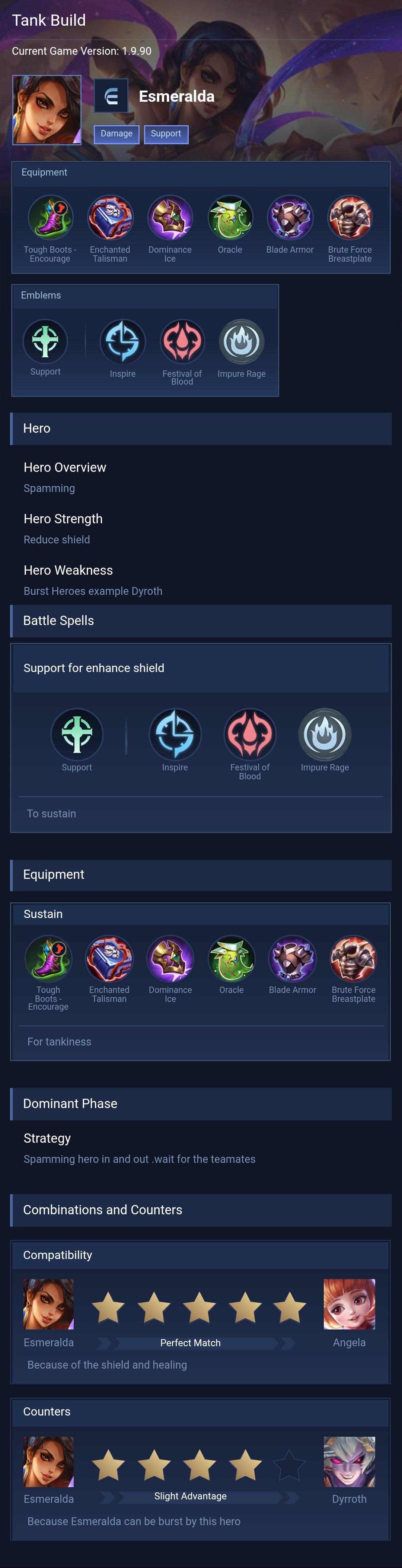 Tank Build
