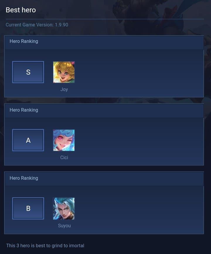 Best hero
