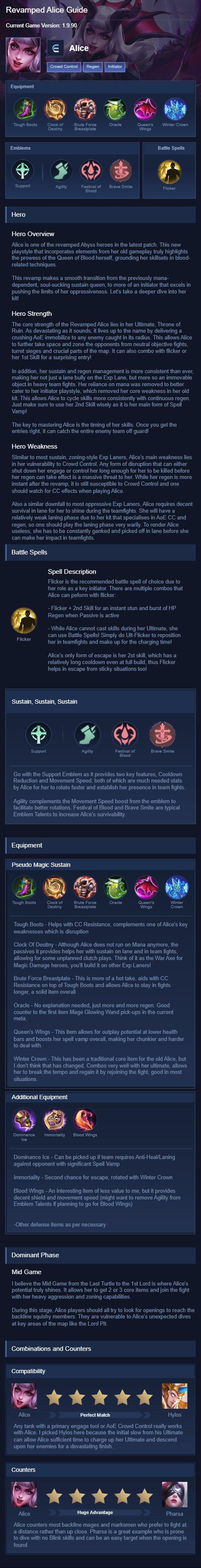 Revamped Alice Guide