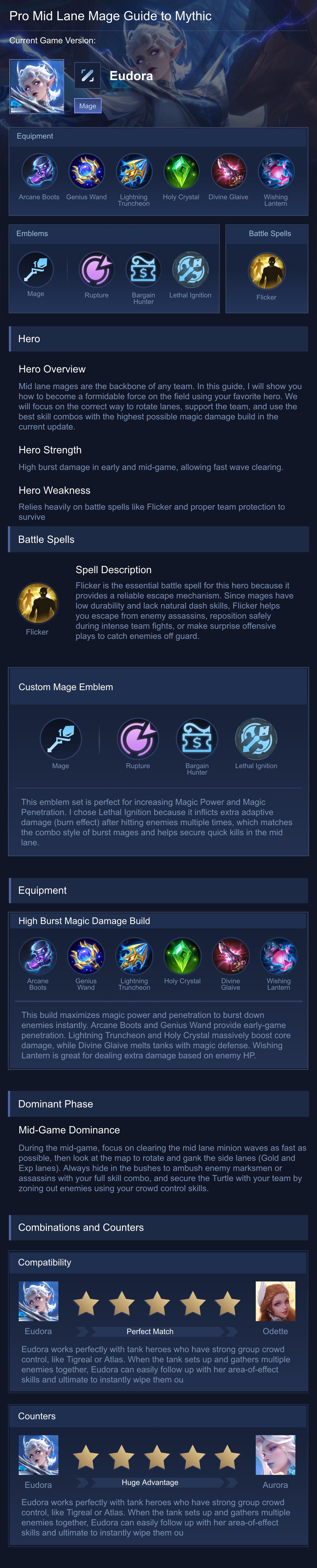 Pro Mid Lane Mage Guide to Mythic