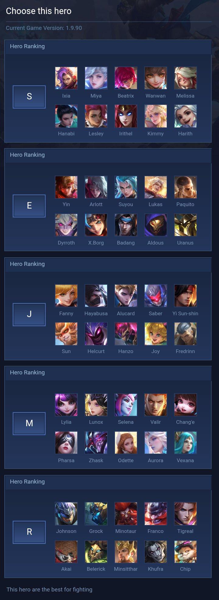 Choose this hero