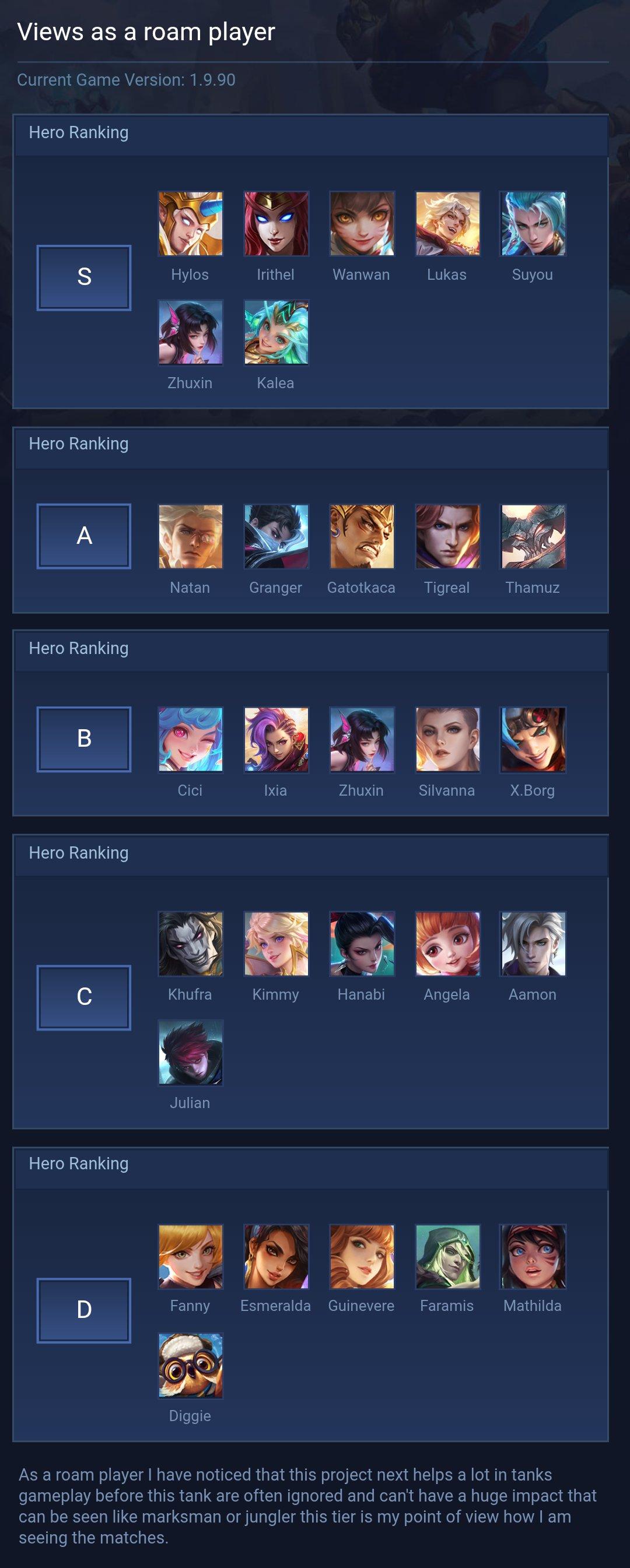 Views as a roam player
