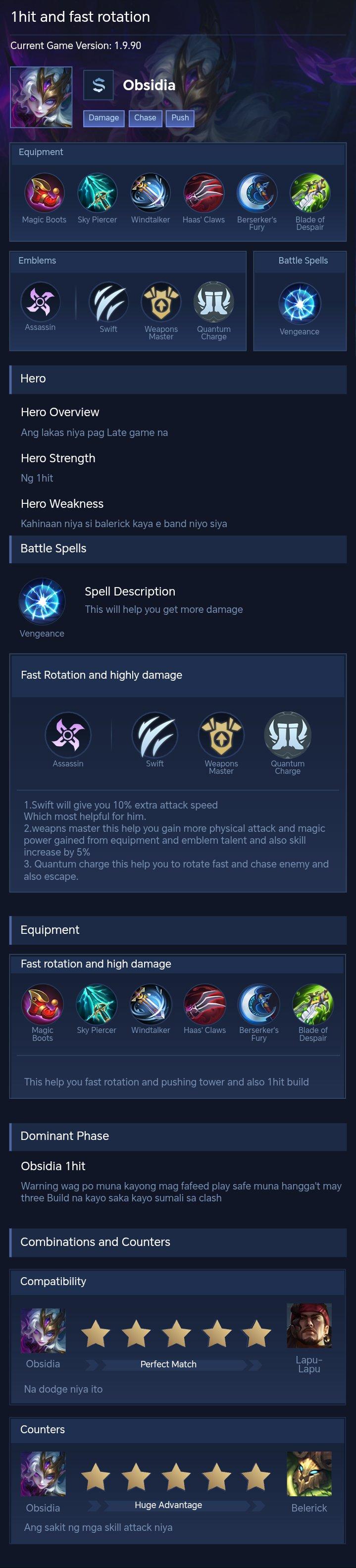 1hit and fast rotation