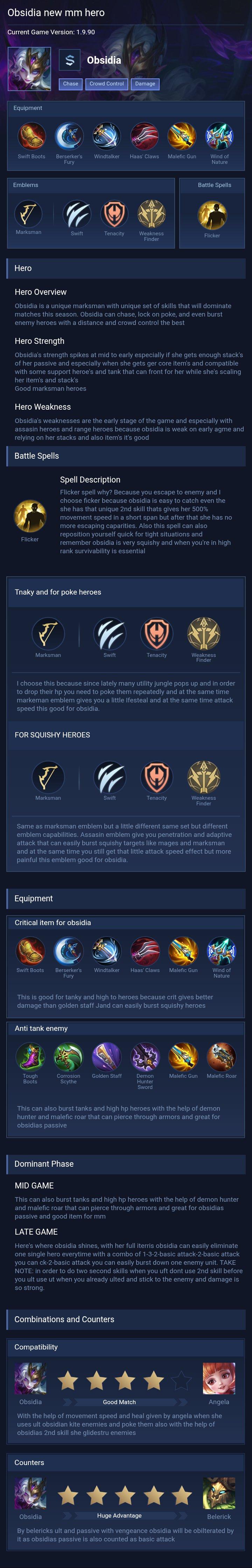 Obsidia new mm hero