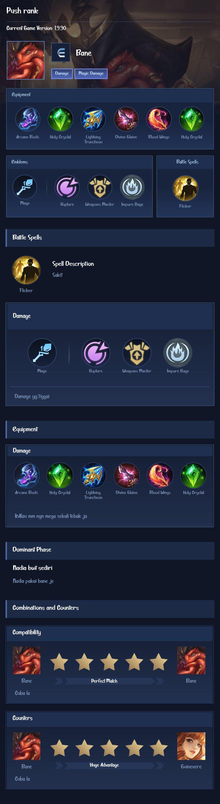 Push rank
