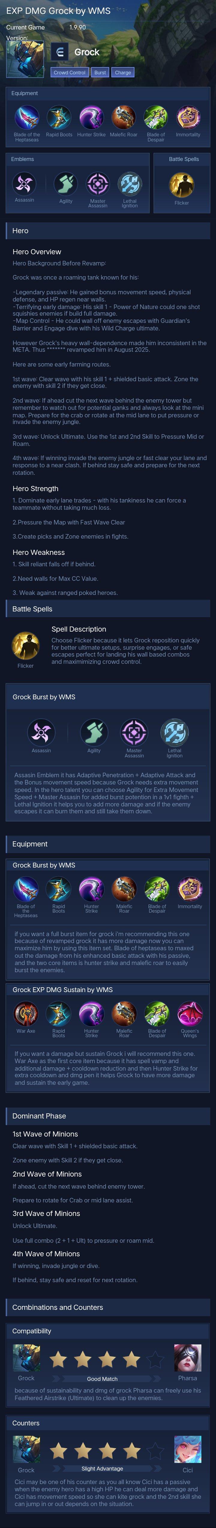 EXP DMG Grock by WMS